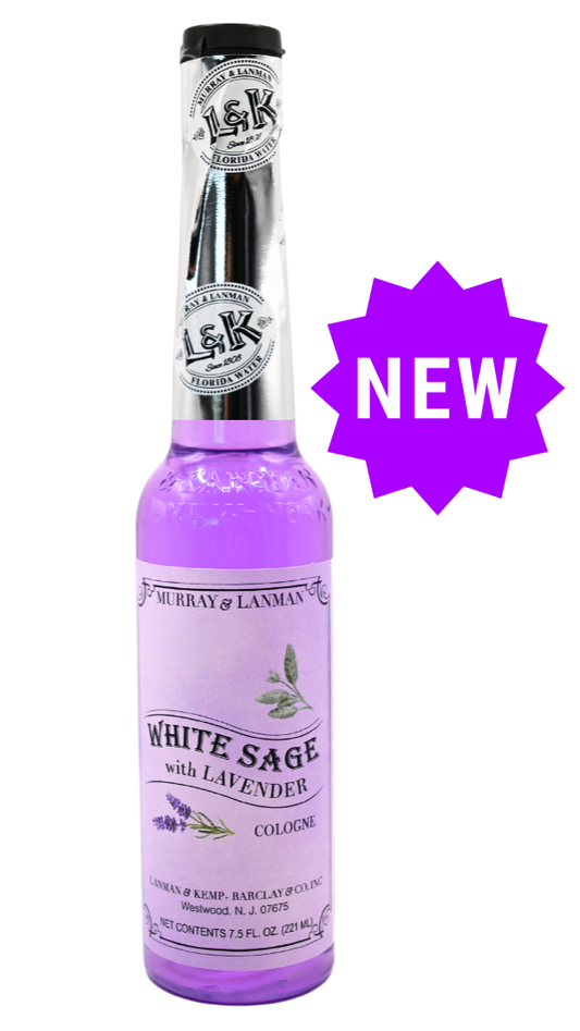 White Sage with Lavender Cologne 7.5 oz